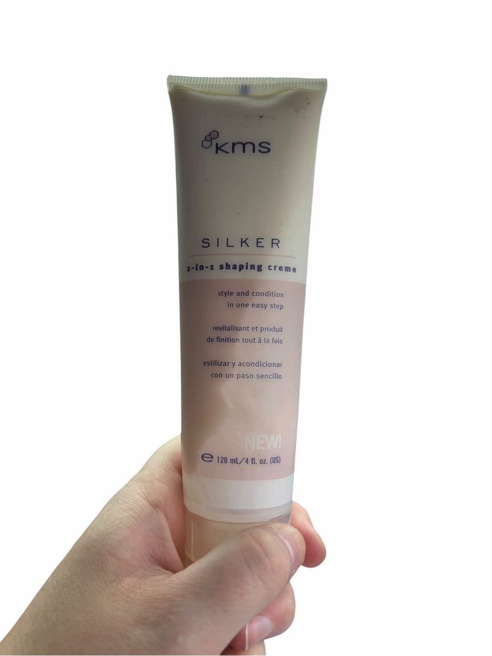 KMS Silker 2-in-1 Shaping Creme 4 oz Hair Styling Cream Salon Professional